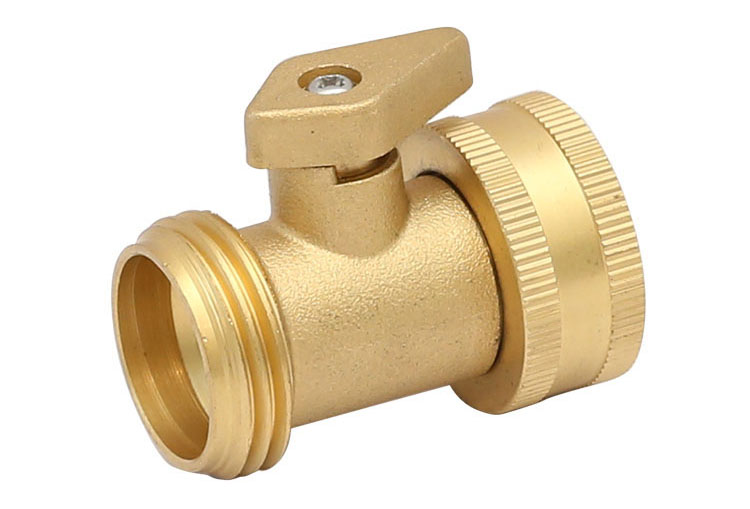 真鍮 shut-off valve with copper handle made in China