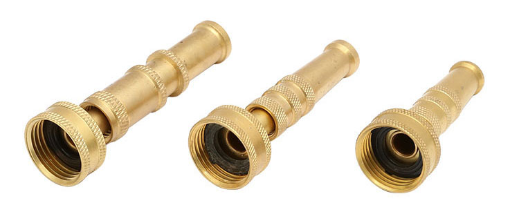 真鍮 Adjustable Twist Hose Spray Nozzle Set